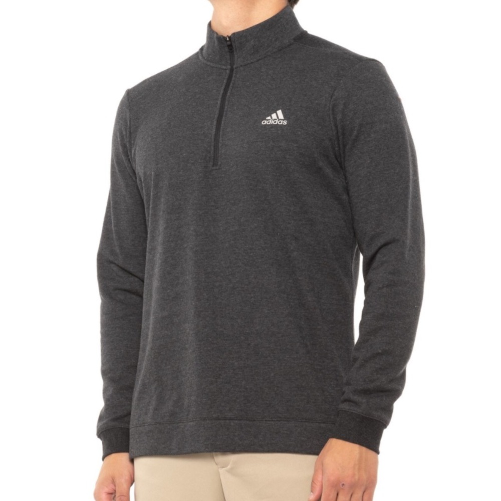 🛑CLEARANCE‼️ 🆕 adidas French Terry Sweatshirt black Sz Medium